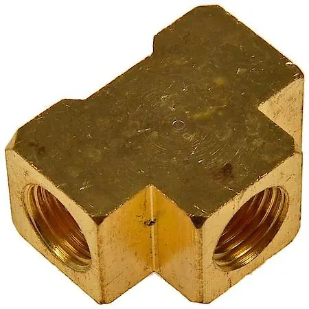 1/8" x 1/8" x 1/8" Female Tee Brass