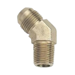 AN3 Male x 1/8" NPT Male 45 Degree