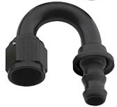 AN - 180 Degree Barbed Fitting