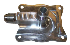 External Oil Cooler Adapter Plate ZX10 11-19 & GSXR 600&750