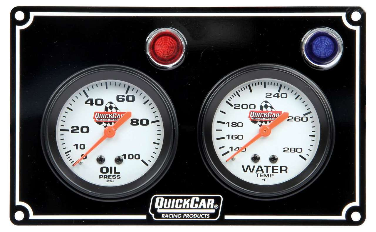 QuickCar Water Temp & Oil Pressure Gauge