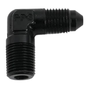 AN3 Male x 1/8" NPT Male 90 Degree