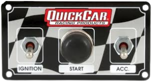 Weatherproof Ignition Panel 2 Micro Switches 1 Button (Flag)