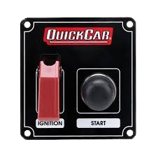 Ignition Panel 1 Flip Switch 1 Button (Black)